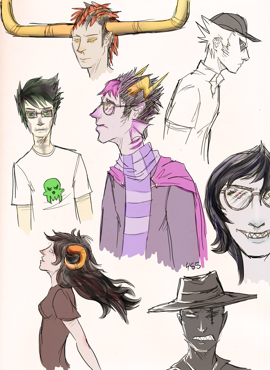 Homestuck Sketch Dump