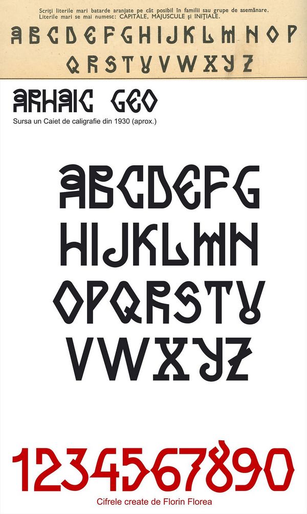 Arhaic Geo - another font