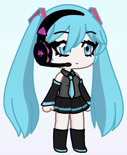 Hatsune Miku in Gacha Life 2 by FieryUnikitty on DeviantArt