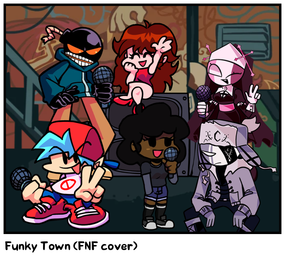 Funky Human Funky Town (FNF cover) by FieryUnikitty on DeviantArt