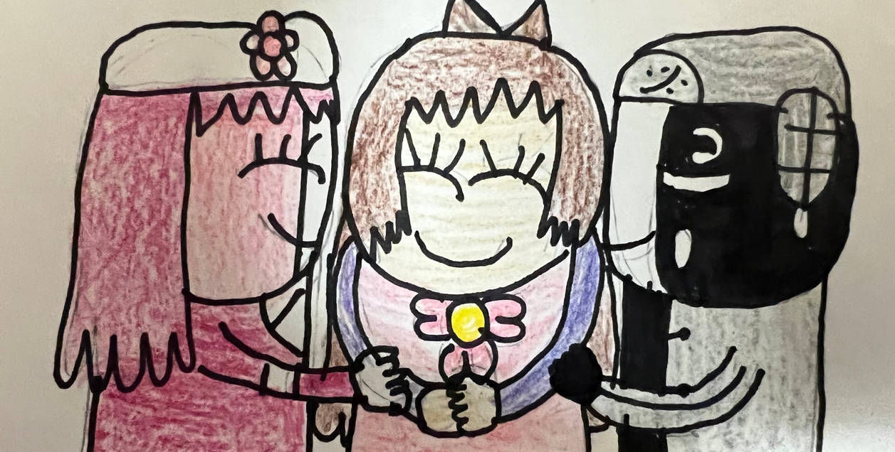 Sarv and Ruv hugging Me (reupload) by FieryUnikitty on DeviantArt