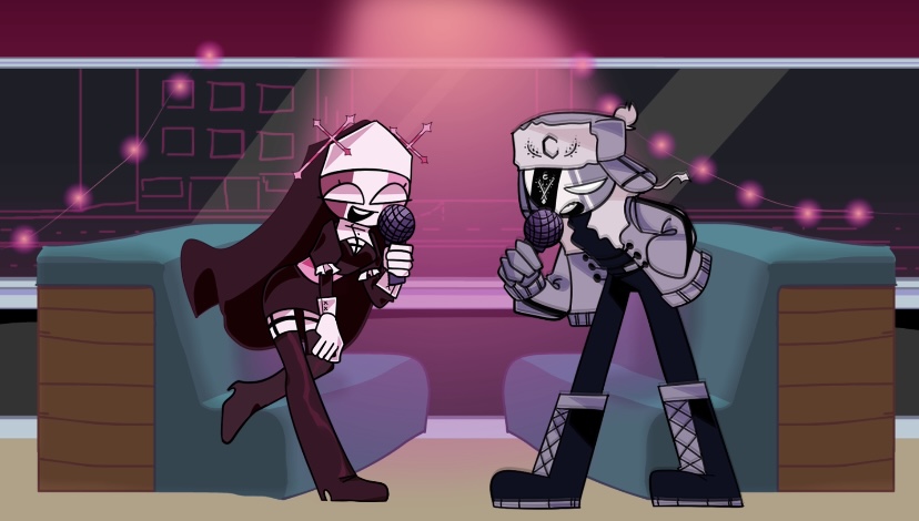 Sarvente and Ruv singing at the festival by FieryUnikitty on DeviantArt