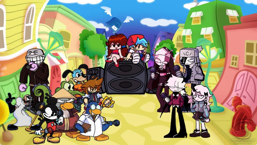 Mid Fight Scene Disney Club Vs Mid Fight Masses by FieryUnikitty on DeviantArt