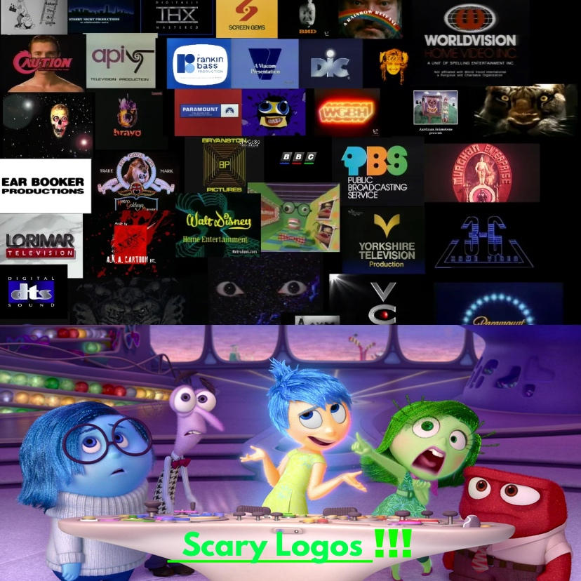 Disgust is afraid of scary logos by FieryUnikitty on DeviantArt