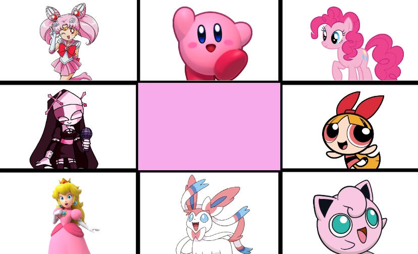 Pink Characters Icon My Favorite Pink Characters by FieryUnikitty on DeviantArt