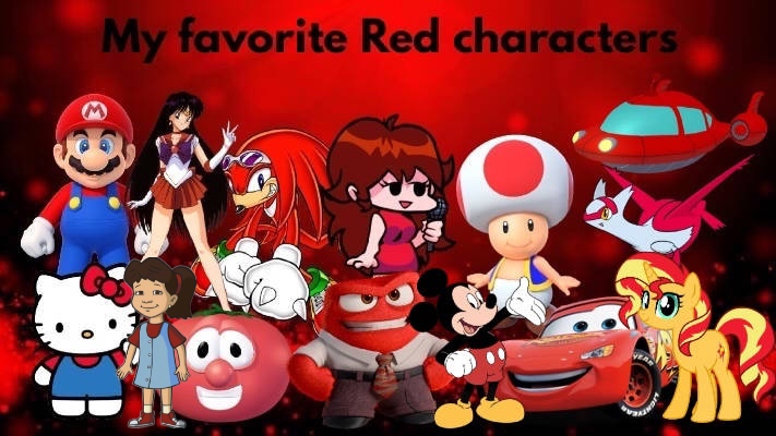Mixed Reds Characters My Favorite Red Characters by FieryUnikitty on DeviantArt