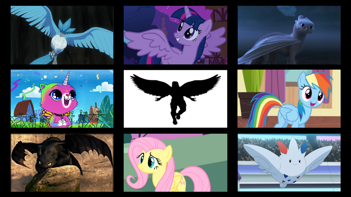 My Favorite Winged Characters by FieryUnikitty on DeviantArt