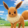 Eevee in Toy Pet style