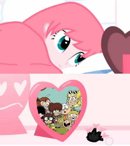 Fluffle Puff looks at a picture of Loud siblings by FieryUnikitty on ...