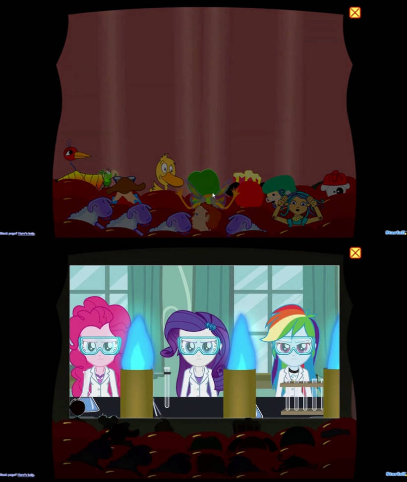 Starfall characters watch MLP: EG: FG by FieryUnikitty on DeviantArt