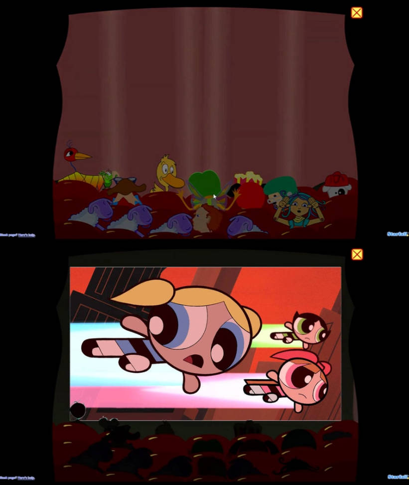 Starfall characters watch The PPG movie by FieryUnikitty on DeviantArt