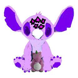 Stitch crashes My Little Pony G1 Fanmade Plush PNG