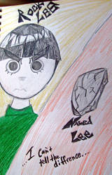 Rock Lee vs. a rock