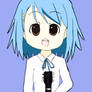 Yui with blue hair :x