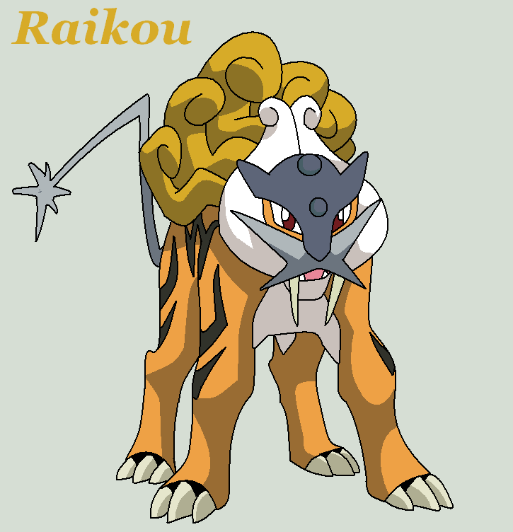 shiny Raikou by LordCayy -- Fur Affinity [dot] net