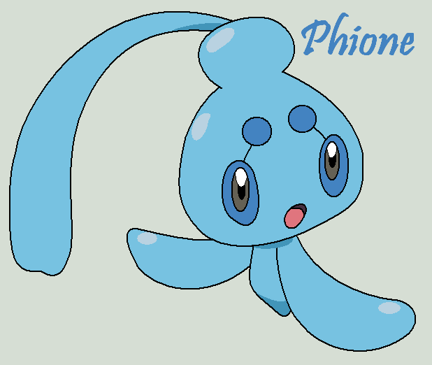 Pokemon #489 Phione (+Shiny) by Skavyy on DeviantArt