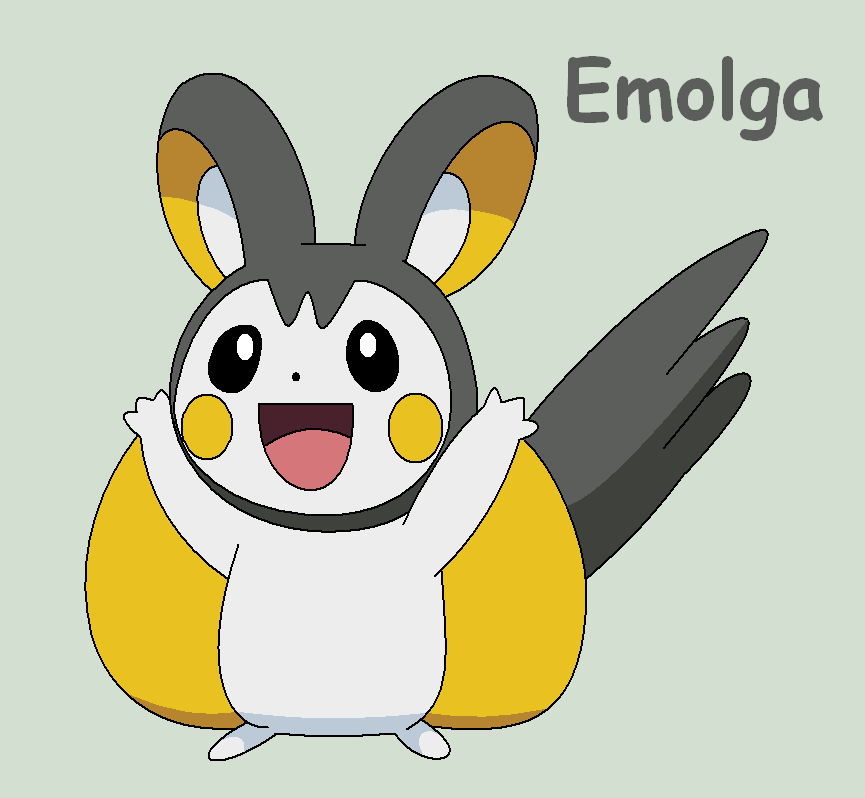 Emolga Color Emolga by Roky320 on DeviantArt