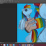 WIP Rainbow Dash