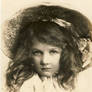 vintage postcard girl III