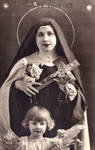 Vintage nun and Children 001