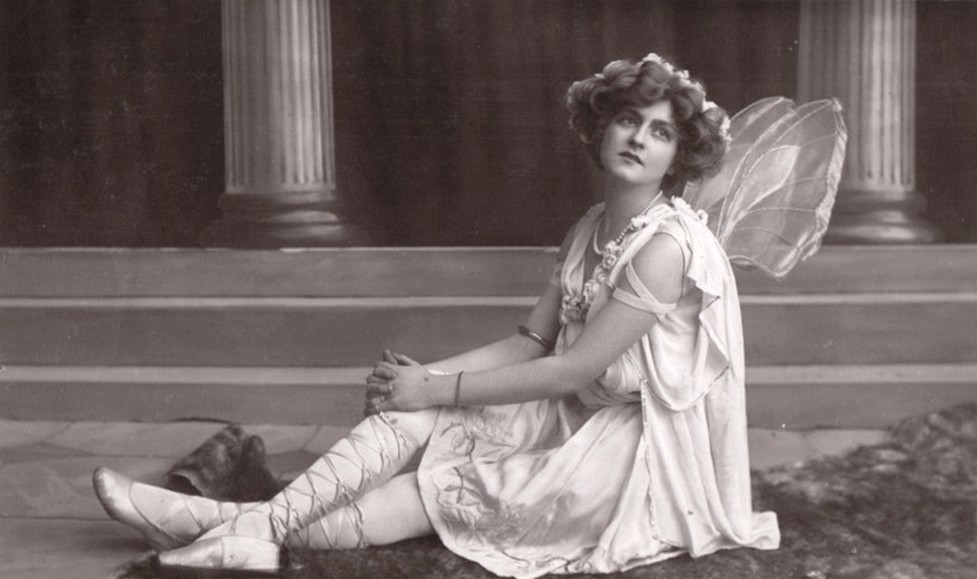 Vintage Miss Ray as cupid