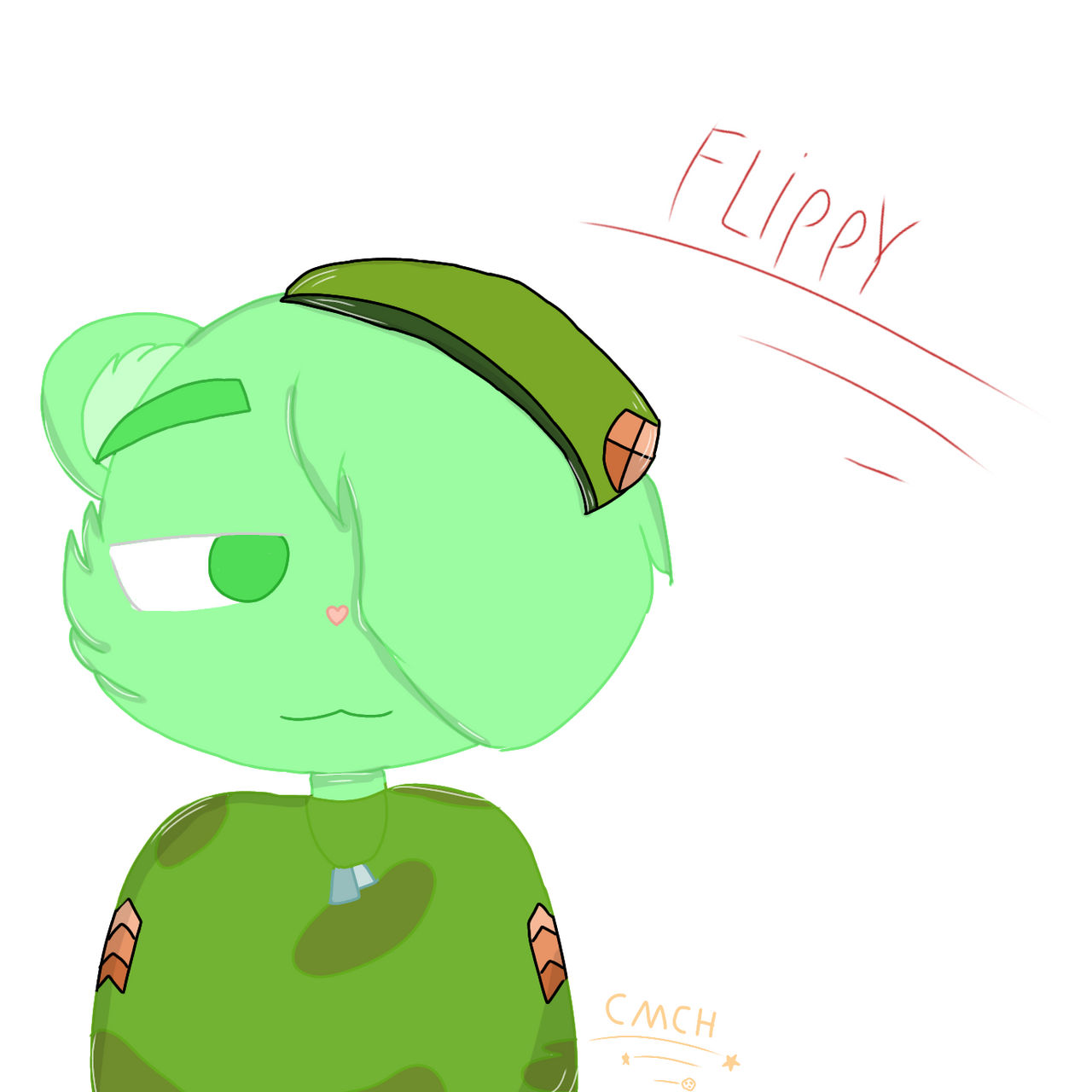 Flippy fanart by CrazyMonsterComeHere on DeviantArt
