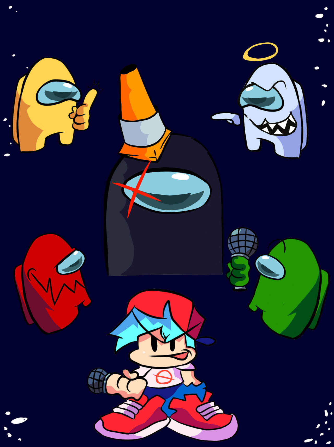 among us fnf ( fan art ) by DrawMax12 on DeviantArt