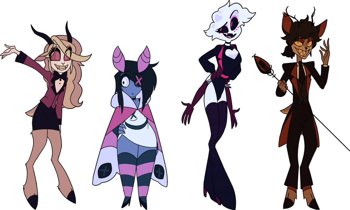 Hazbin Hotel Redesign Lineup By ArcticJackal On DeviantArt hazbin-hotel-redesign-lineup-by-arcticjackal-on-deviantart