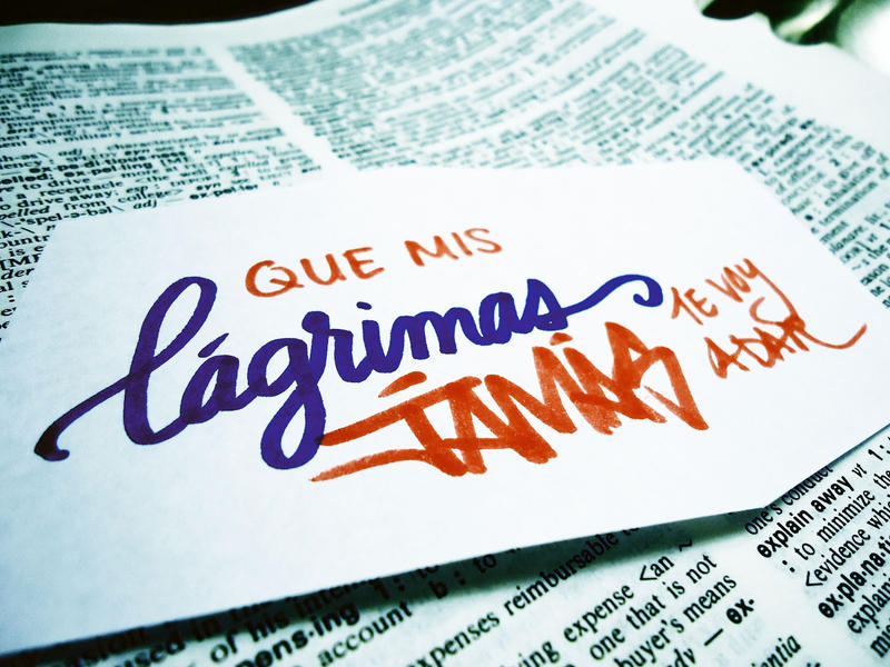 que mis lagrimas jamas te voy a dar by NAD-LifeOfficial on DeviantArt