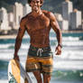 Brazilian hunk on Copacabana