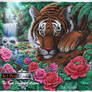Wildlife Art - The Tiger's Glance