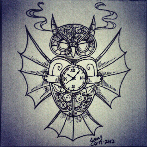 Steampunk Owl