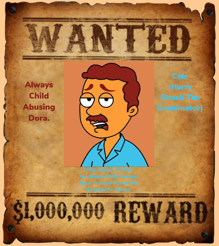 Cole (Harry Strack The Goanimator) Wanted Poster. by JordanHunterMatter ...