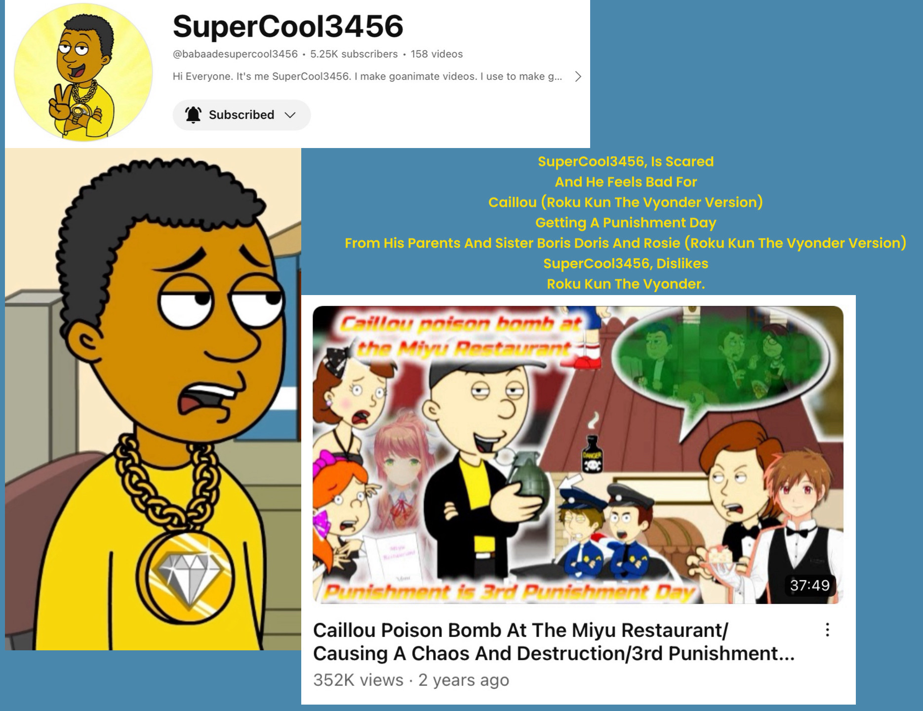 SuperCool3456 Dislikes Roku Kun The Vyonder. by JordanHunterMatter on ...