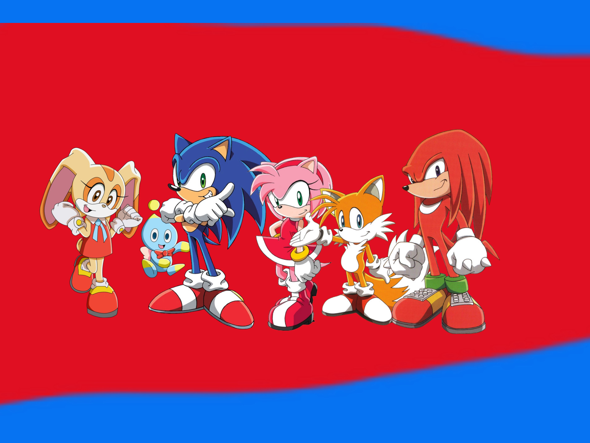 Cream Chao Sonic Amy Tails knuckles by JordanHunterMatter on DeviantArt