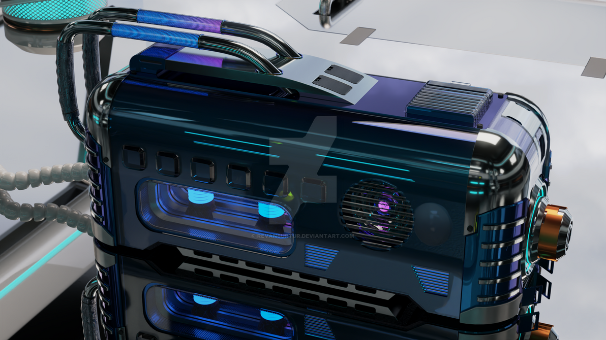 Sci-Fi box / Powerbox / Reactor / Battery -Blender by RevanSurtur on ...