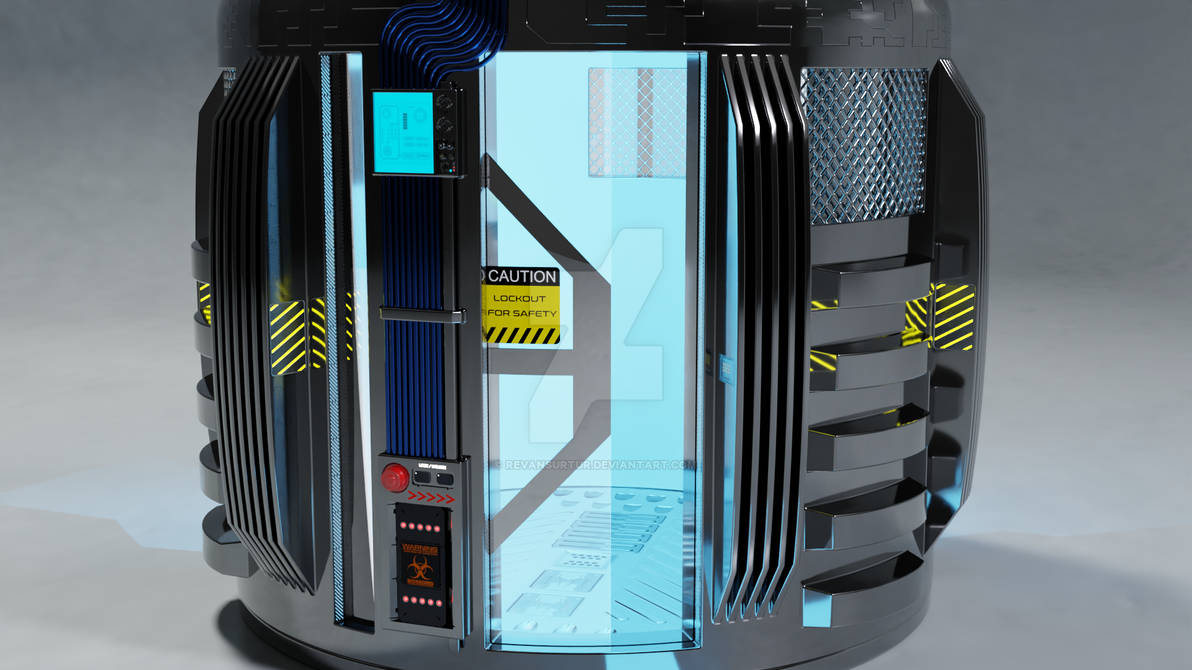 Alien containment - doors open by RevanSurtur on DeviantArt