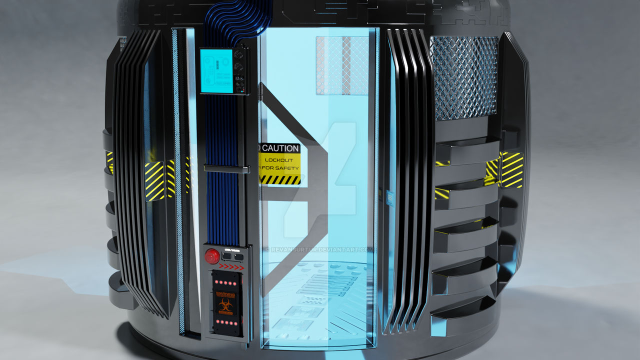Alien containment - doors open by RevanSurtur on DeviantArt
