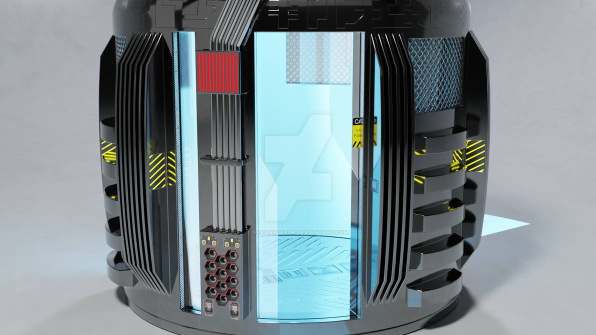 Alien containment - doors open by RevanSurtur on DeviantArt