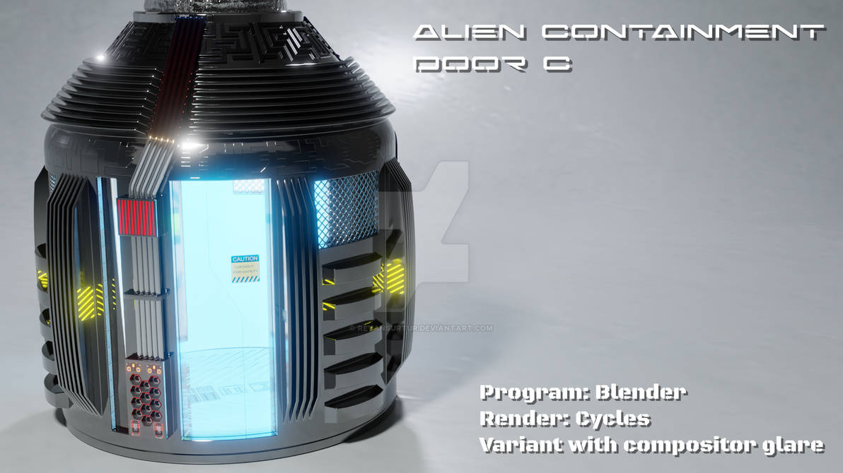 Alien Containment - Blender render Door C by RevanSurtur on DeviantArt