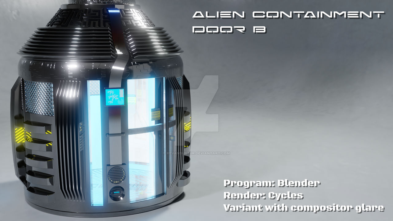 Alien Containment - Blender render Door B by RevanSurtur on DeviantArt