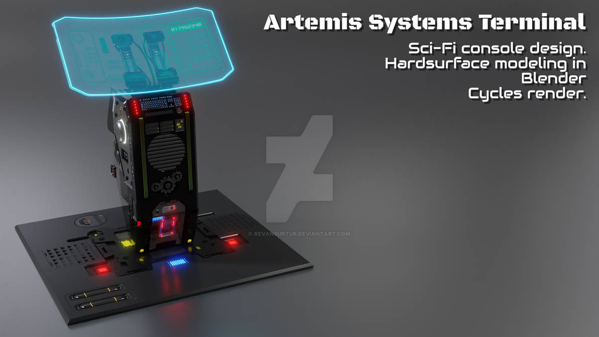 Sci-Fi Futuristic computer terminal - concept art. by RevanSurtur on ...