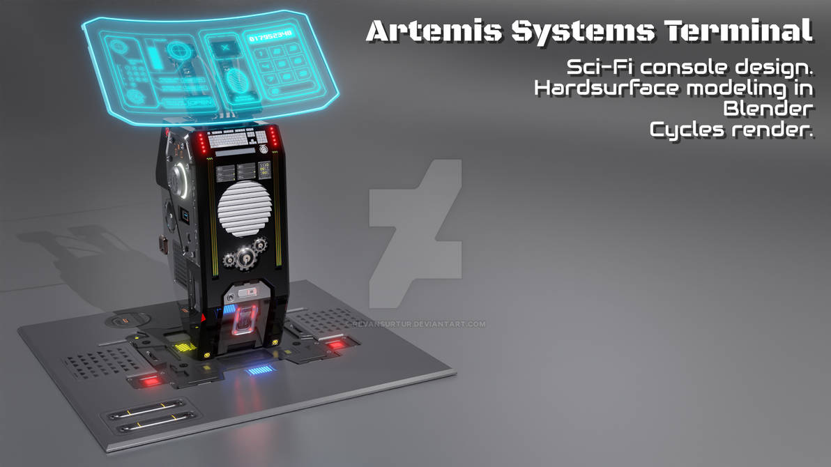 Sci-Fi Futuristic computer terminal - concept art. by RevanSurtur on ...