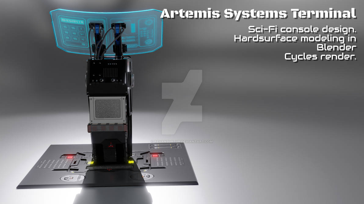 Sci-Fi Futuristic computer terminal - concept art. by RevanSurtur on ...