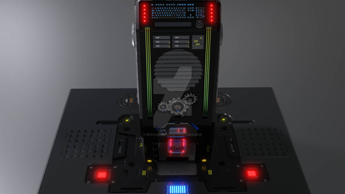 Sci-Fi Futuristic computer terminal - concept art. by RevanSurtur on ...