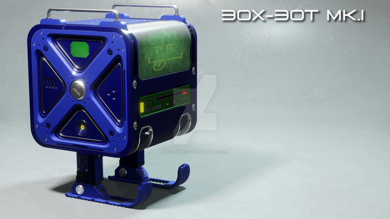 Bot Getting Boxed Box-Bot Character by RevanSurtur on DeviantArt