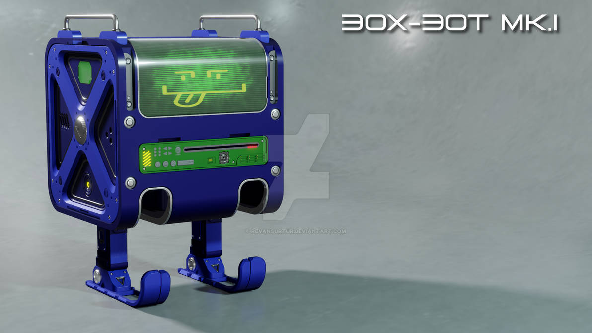 Bot Getting Boxed Box-Bot Character by RevanSurtur on DeviantArt