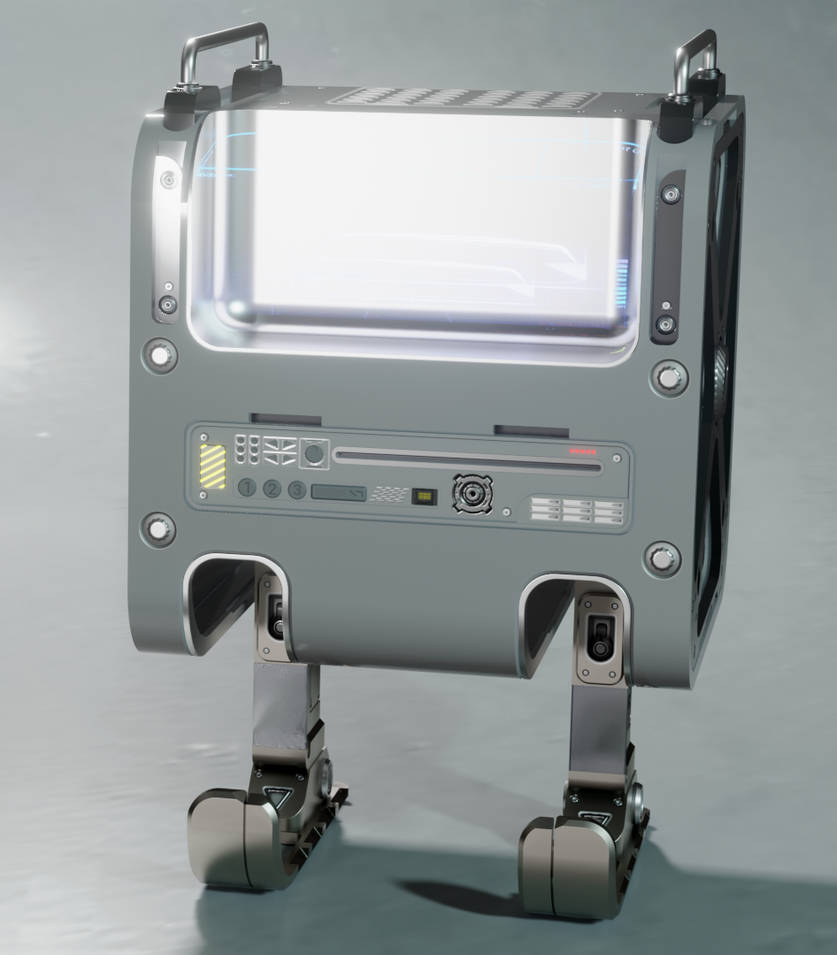 Box-Bot Character by RevanSurtur on DeviantArt