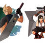 FFVII Pins Set 1