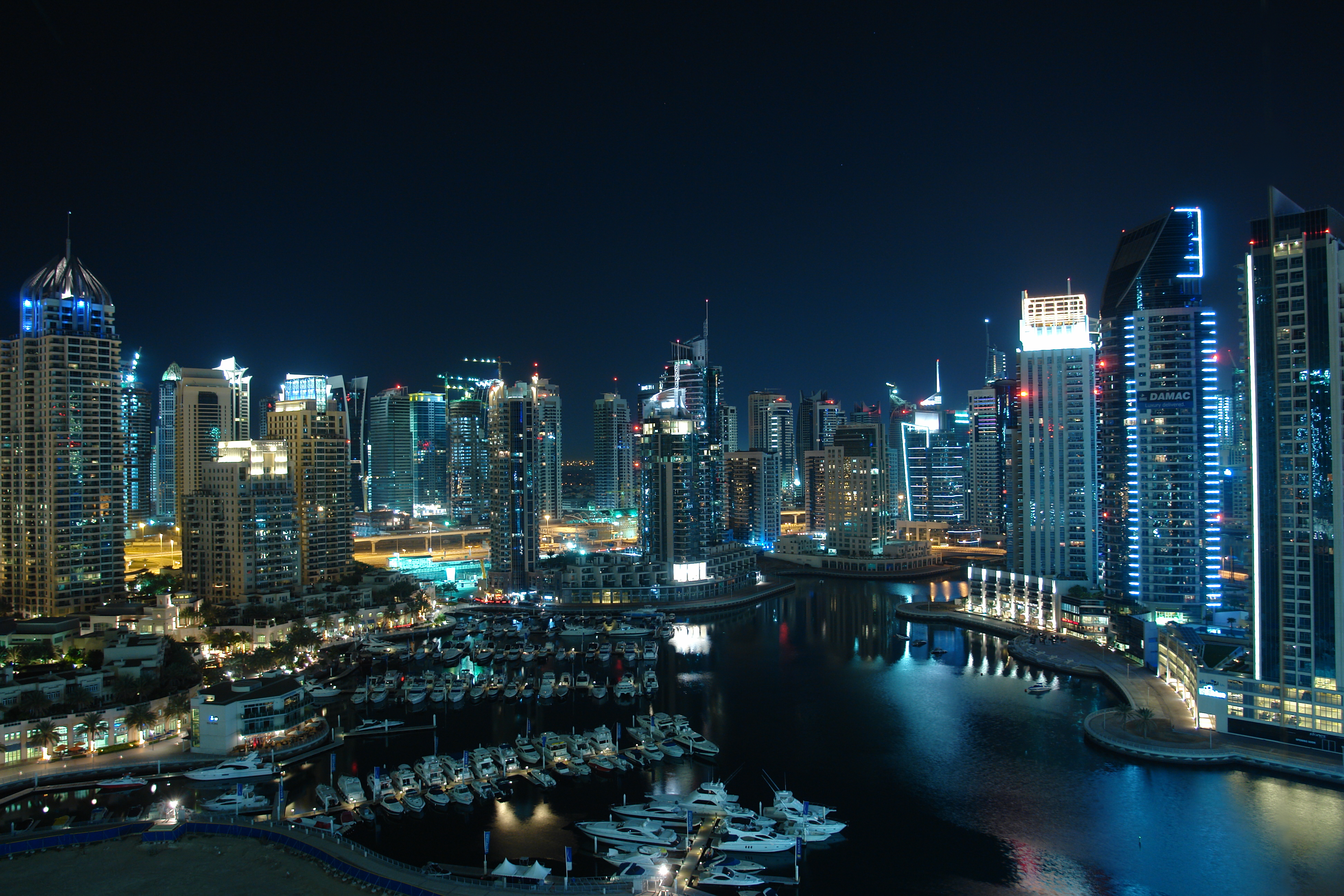 Dubai Marina at Night